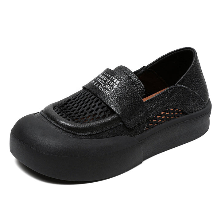 Dame Slip-On Sporty Sneakers med Åndbart Netdesign Stilla