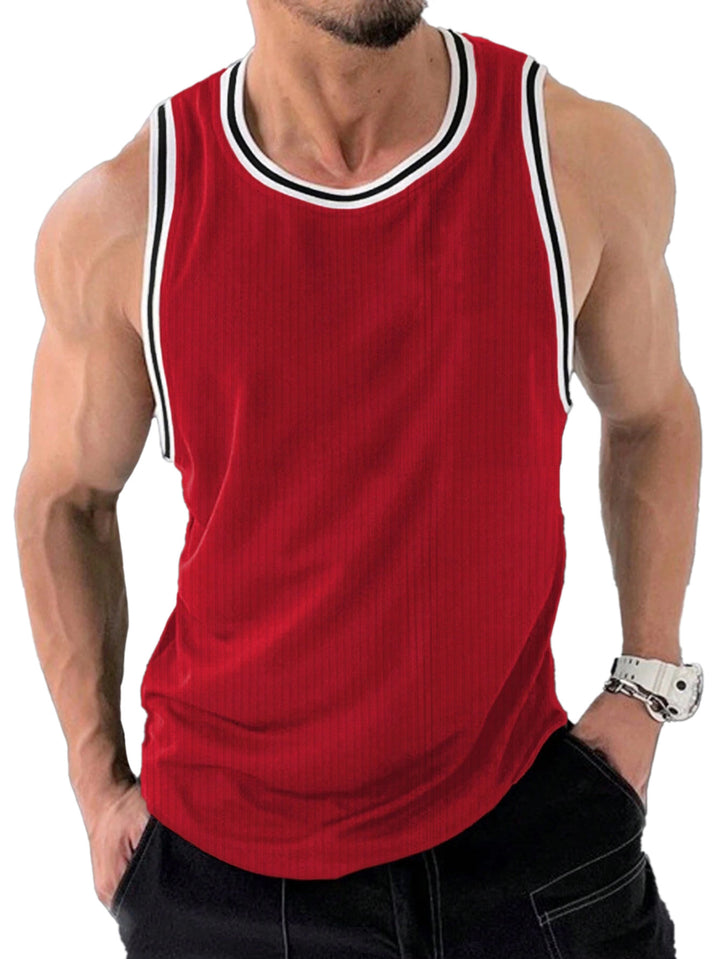 Herrernes Sporty Fitness Tanktop med åndbart materiale Stilla