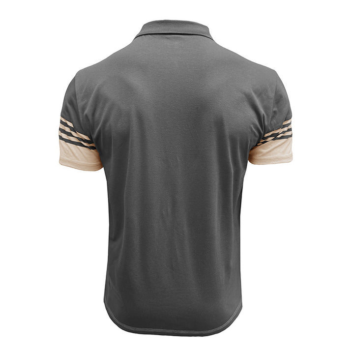Herrer Poloshirt med moderne stribedetalje Stilla