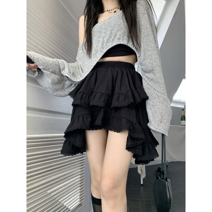 Femme Laget Rifflet Mini Skirt Stilla
