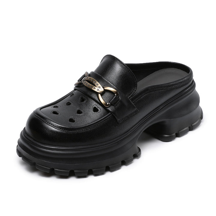 Dame Mode Slip-On Clogs med stilfulde hjerte-aussnit Stilla