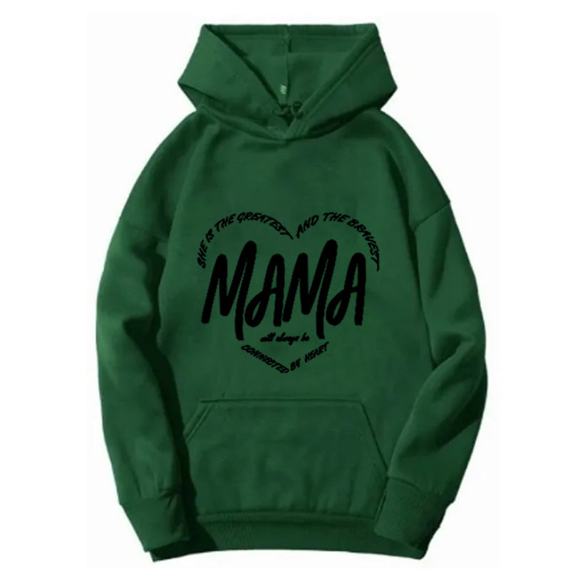 Kvindernes hoodie med kreativ mama slogan Skovae
