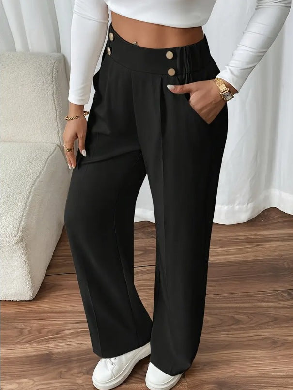 Dame elegante brede bukser Stilla