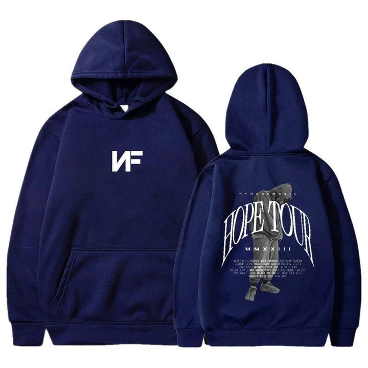 Women's hoodie with exclusive tour print Skovae