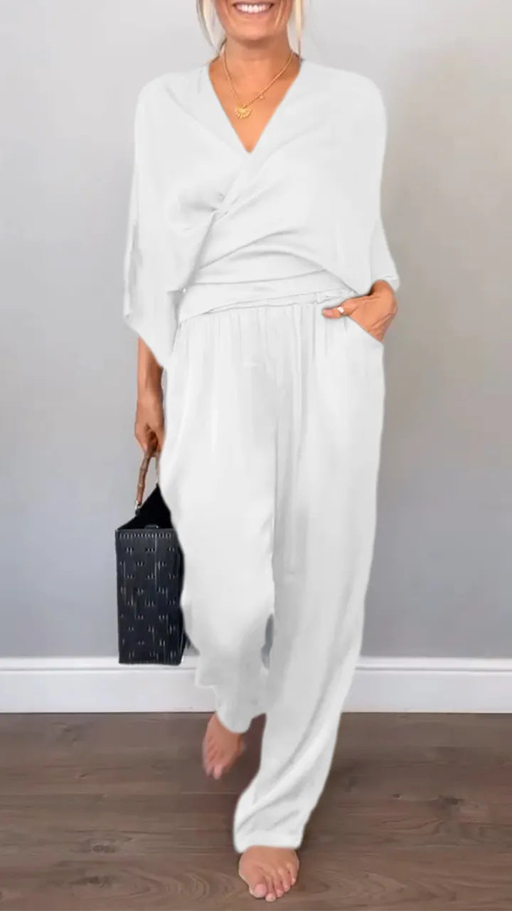 Kvinder luksuriøs satin indpakningssæt Stilla