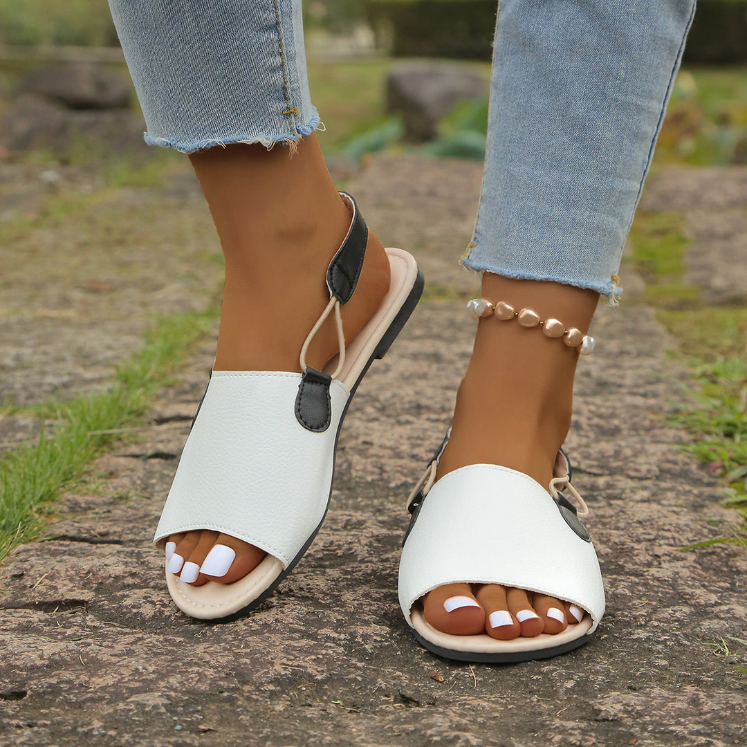 Dame åbne Sling-sandaler med fleksibel sål og moderigtigt design Stilla