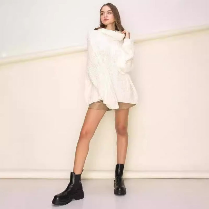 Femme Chunky Strikpullover Stilla