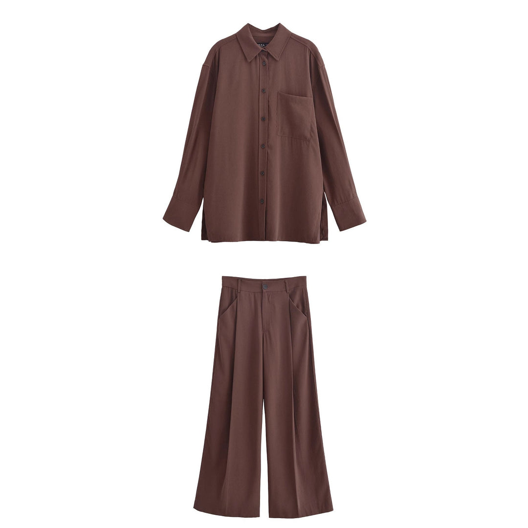 Stilla | Fashion Split Hem Draperet Krave Langærmet Top