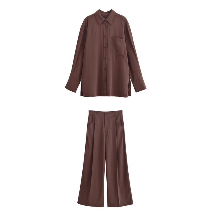 Stilla | Fashion Split Hem Draperet Krave Langærmet Top