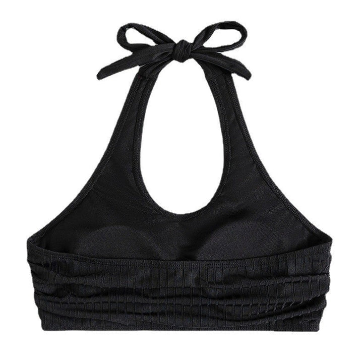 Dame Rib-Haltertop Stilla