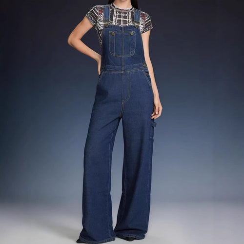 Dame overalls i en afslappet oversized pasform med funktionelle sidelommer Skovae