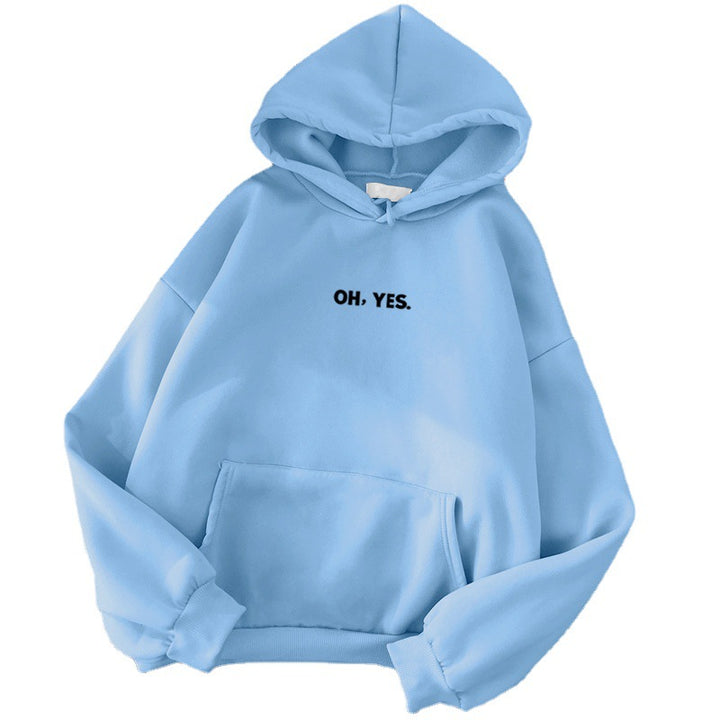 Kvinders Cozy Hoodie med Casual Print Skovae