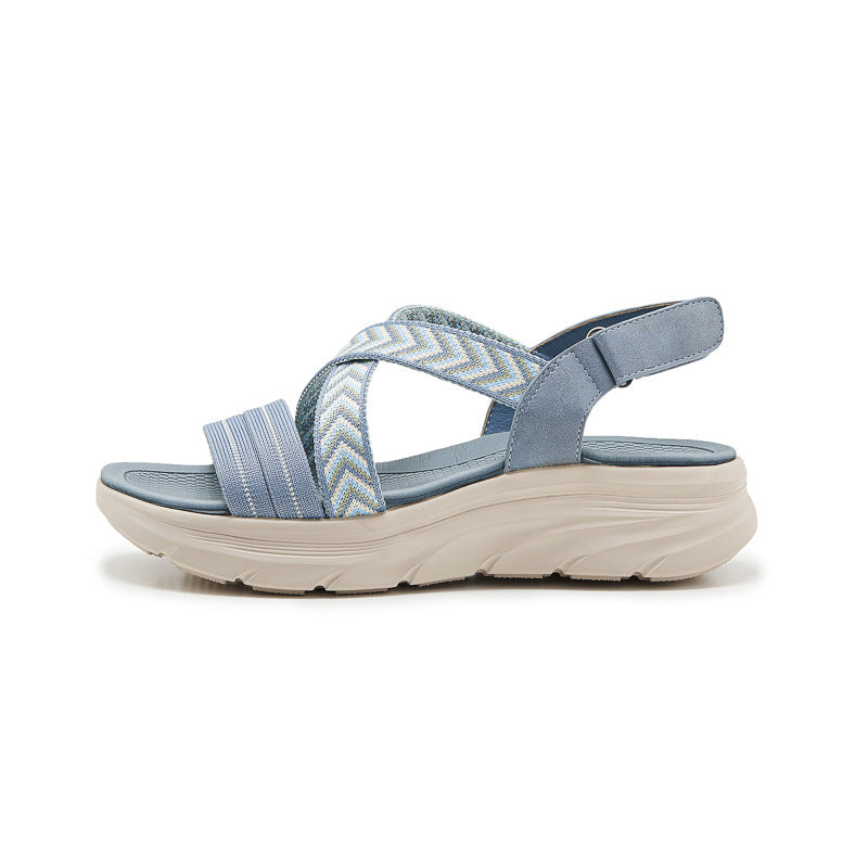 Dame Elegante Sandaler med polstret sål og justerbart remsystem Stilla