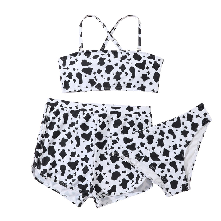 Dame bikini sæt med sporty design og trendy short-bukser størrelser Stilla