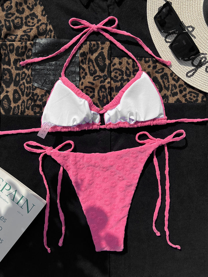 Dame Bikini-sæt med blomstermønster Stilla