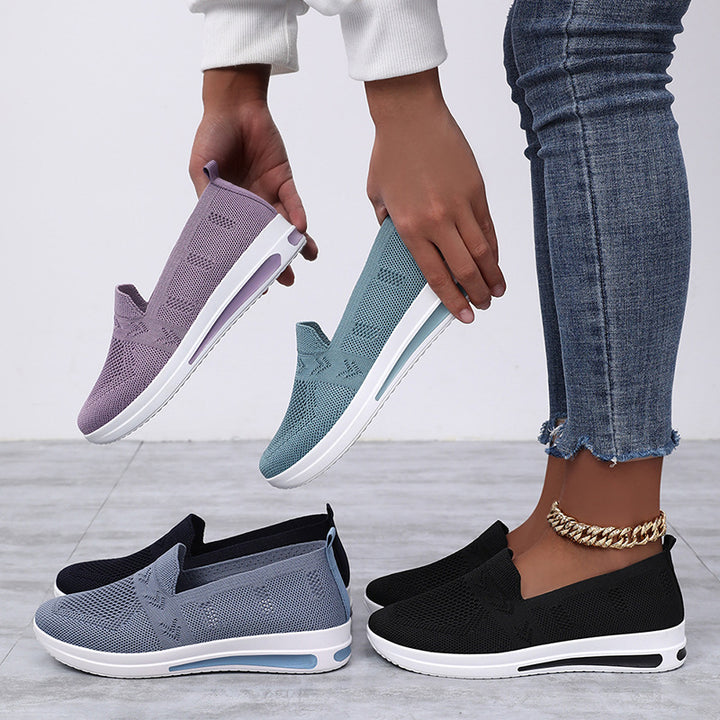 Femme Letvægts Strik Slip-On Sneakers Stilla