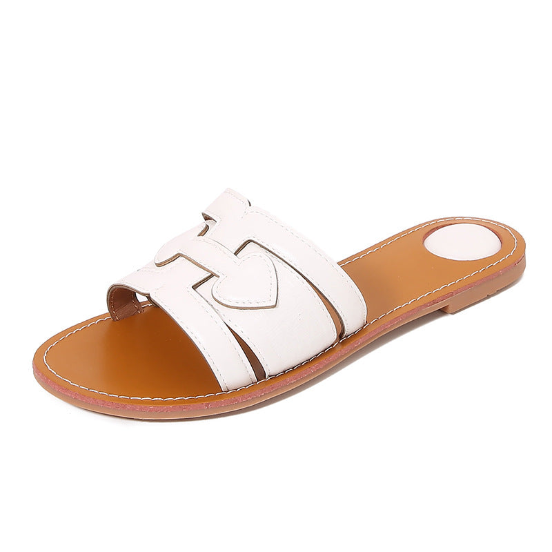 Dame Moderne Slidsandaler Design med flettede Remme Stilla