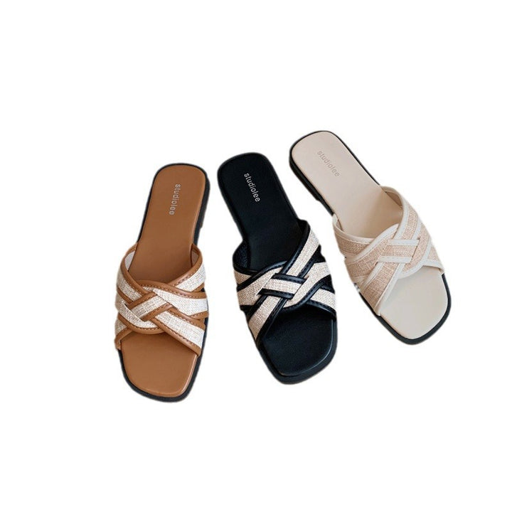 Dame Stilfulde Kryds-Platform Sandaler Stilla