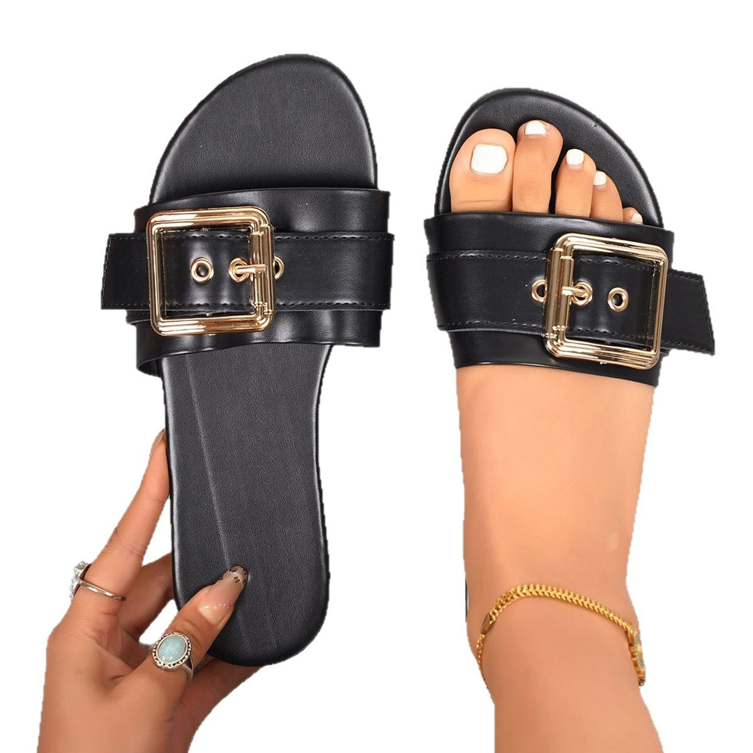 Dame Chic Spænde Slide Sandaler Stilla
