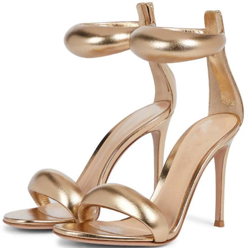 Dame High Heel Strop Sandaler med Ankelsnøre Stilla