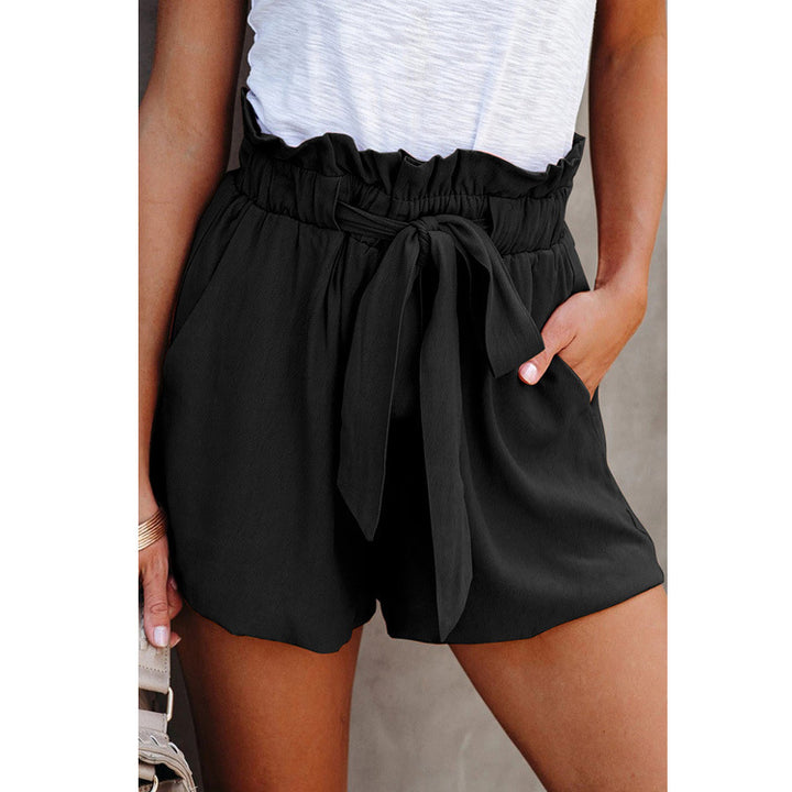 Dame Høj Talje Sløjfe-Front Shorts Stilla
