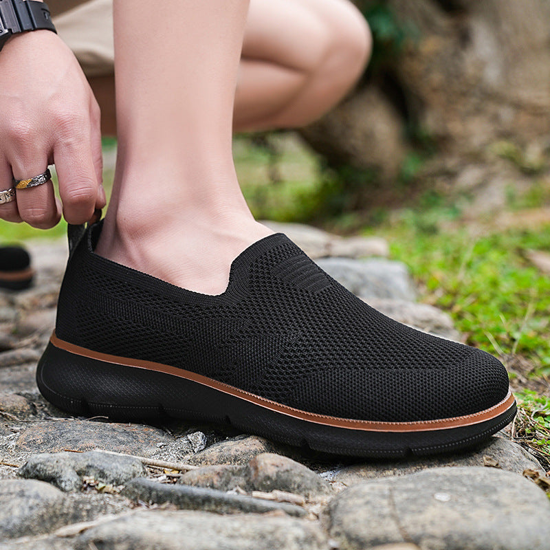 Herrer Åndbare Slip-On Vandresko med Flex-Fit Teknologi Stilla