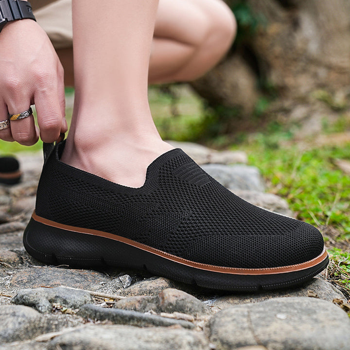 Herrer Åndbare Slip-On Vandresko med Flex-Fit Teknologi Stilla