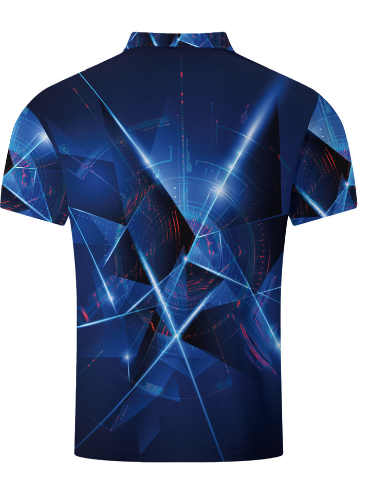 Herren Poloshirt med moderne 3D-design og åndbare egenskaber Stilla