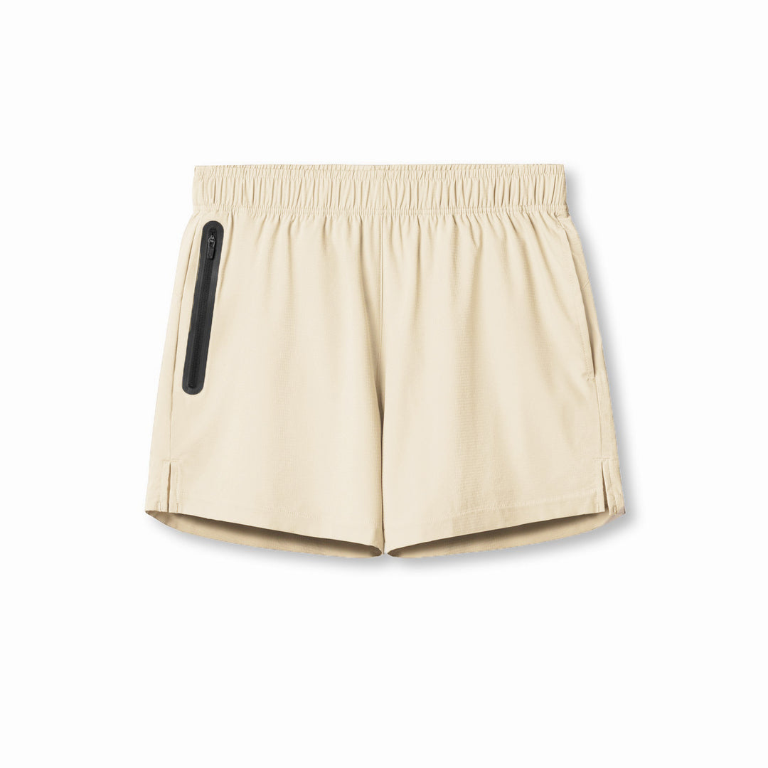 Herrer Sportsløbeshorts med elastisk talje og praktiske lynlåslommer Stilla