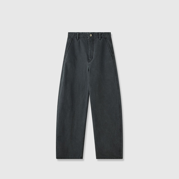 Kvindernes brede denimbukser med høj talje og komfortabel pasform Stilla