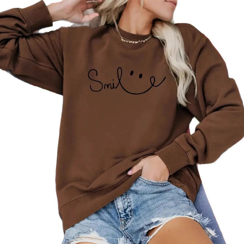 Kvinders sweatshirt med casual tekst og komfortabel pasform Stilla