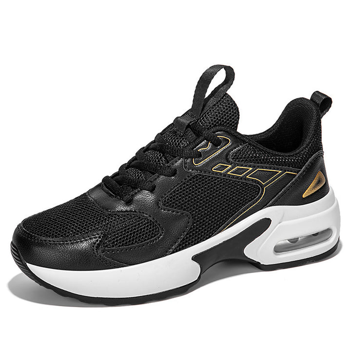 Herre-luftpolstrede sport sneakers med åndbare mesh-paneler Stilla