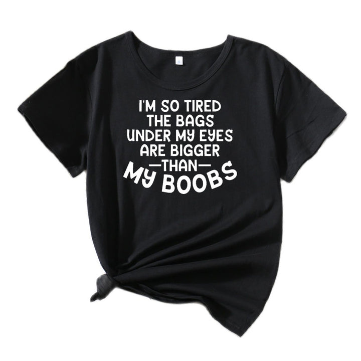Dame Fritid Humoristisk Statement T-shirt Stilla