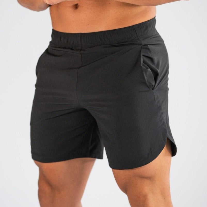 Herrer Sportlige funktionsshorts med elastisk talje og sidelommer Stilla