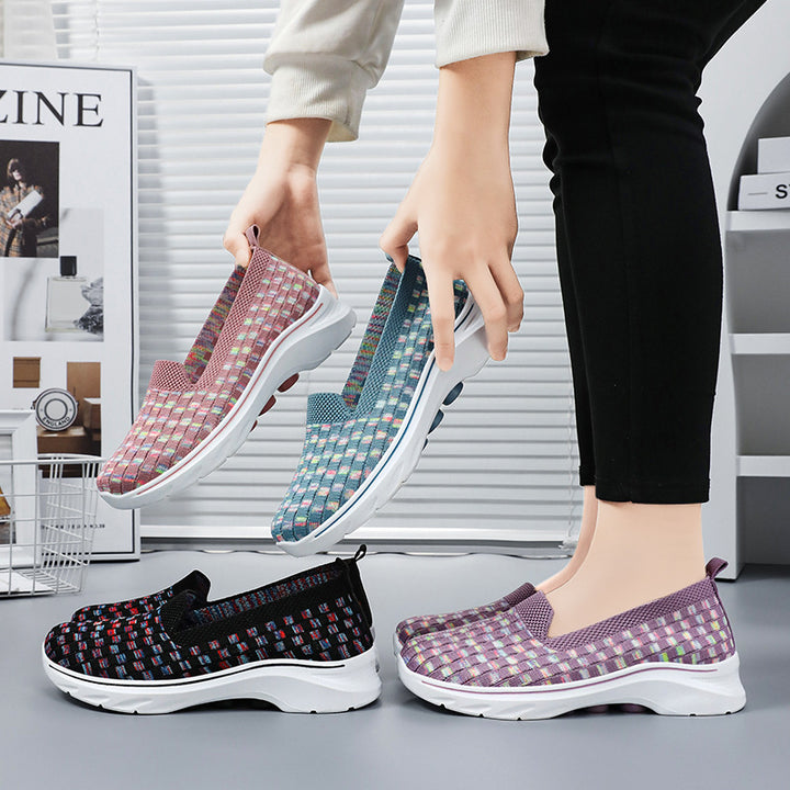 Dame Comfort-Slipper med elastisk overdel Stilla