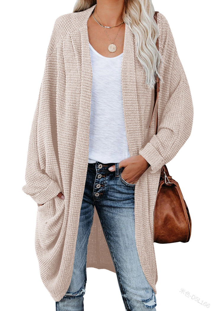 Dame hyggelig strikjakke med oversized snit Stilla