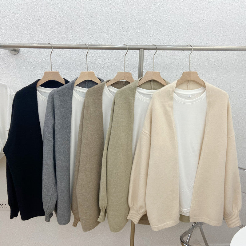 Femme Oversized Komfortabel Cardigan Stilla
