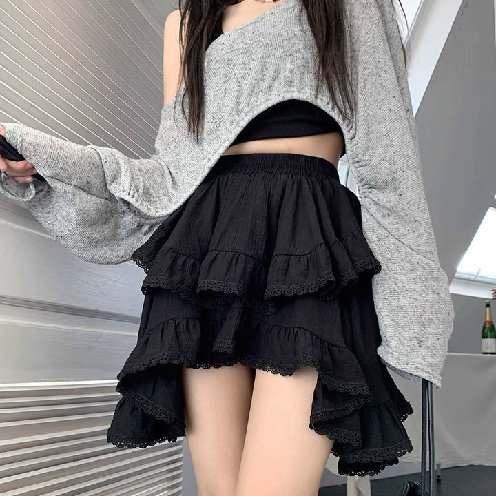 Femme Laget Rifflet Mini Skirt Stilla