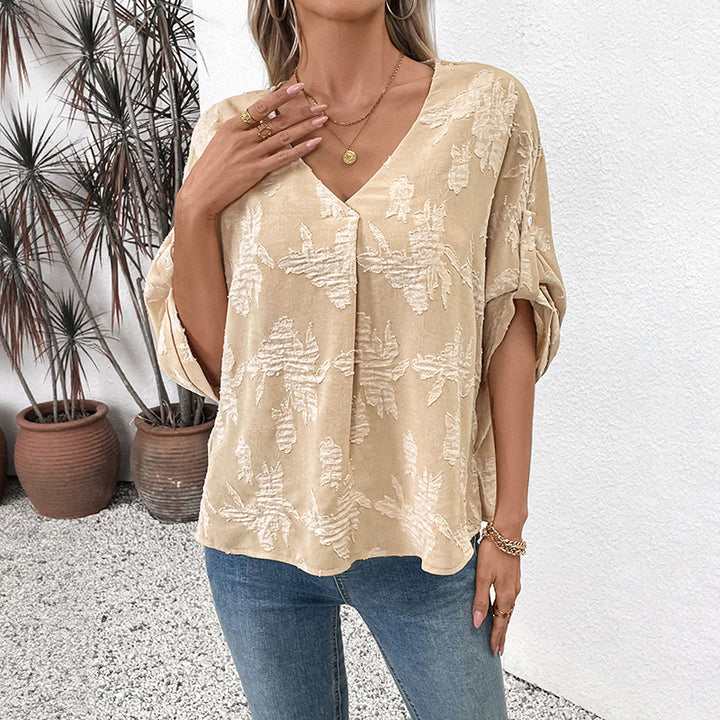 Damer Relaxed Fit Tekstureret Bluse Stilla