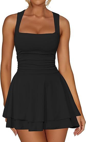 Dame Sporty Wrap Dance Suit med volumøs kant Stilla