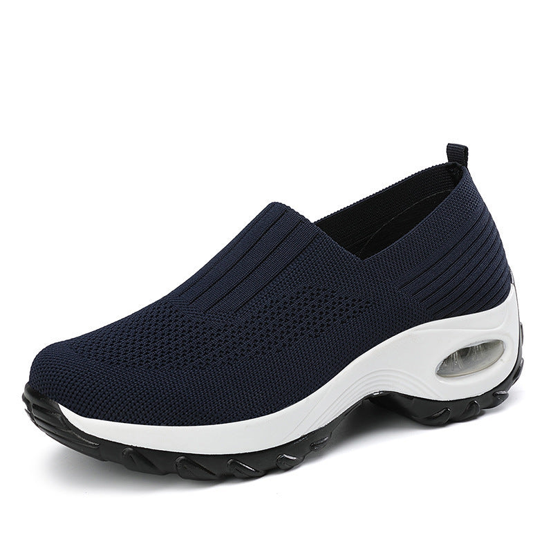 Dame Lettere Slip-On Sneakers med åndbart mesh-overmateriale og støddæmpende sål Stilla