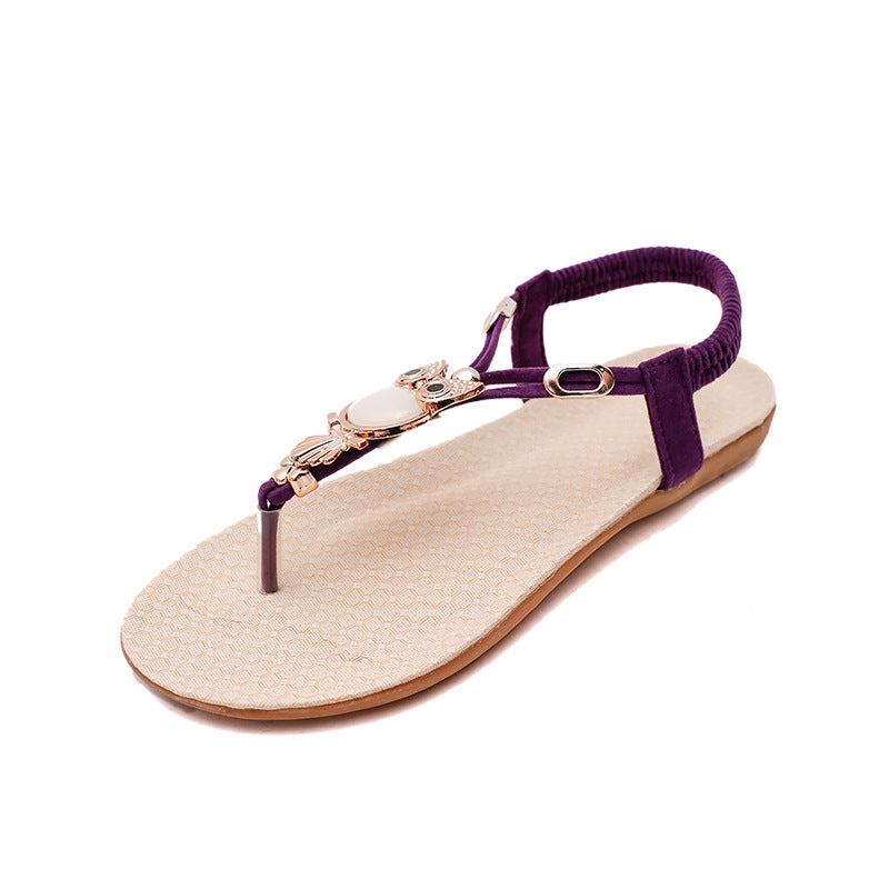 Dame fodvenlige flip-flops med legende designede vedhæng Stilla