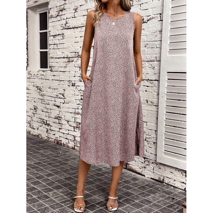 Dames Midi-kjole med struktureret silhuet og raffineret design Stilla
