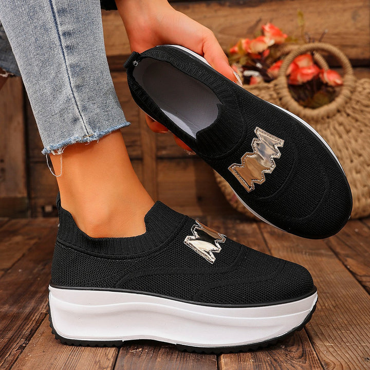 Dame Komfortable Slip-On Sneakers med moderigtigt design Stilla