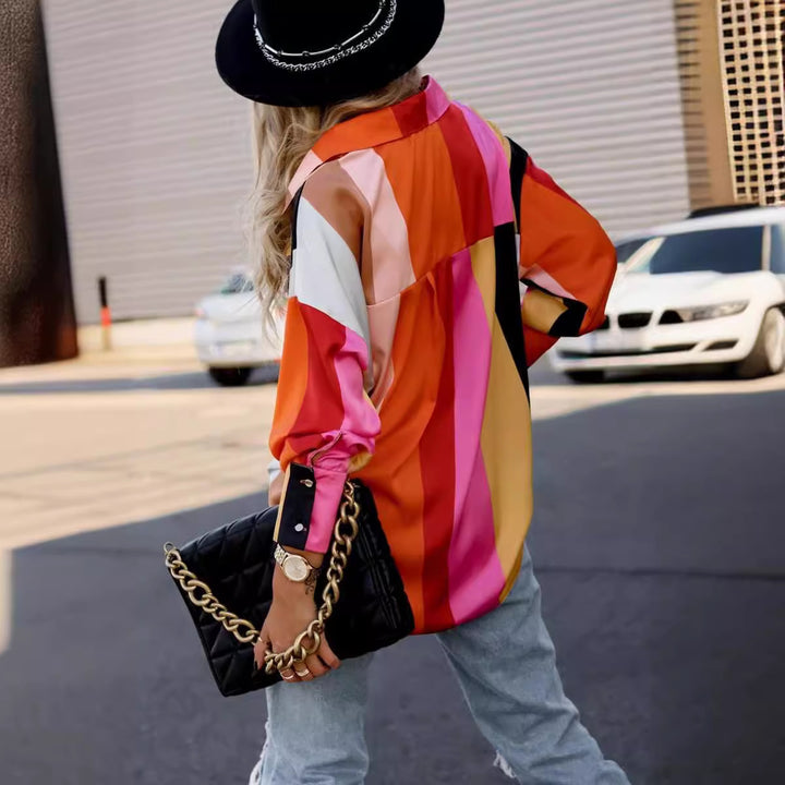 Dame Elegant og moderigtig bluse med dyremotiv Stilla