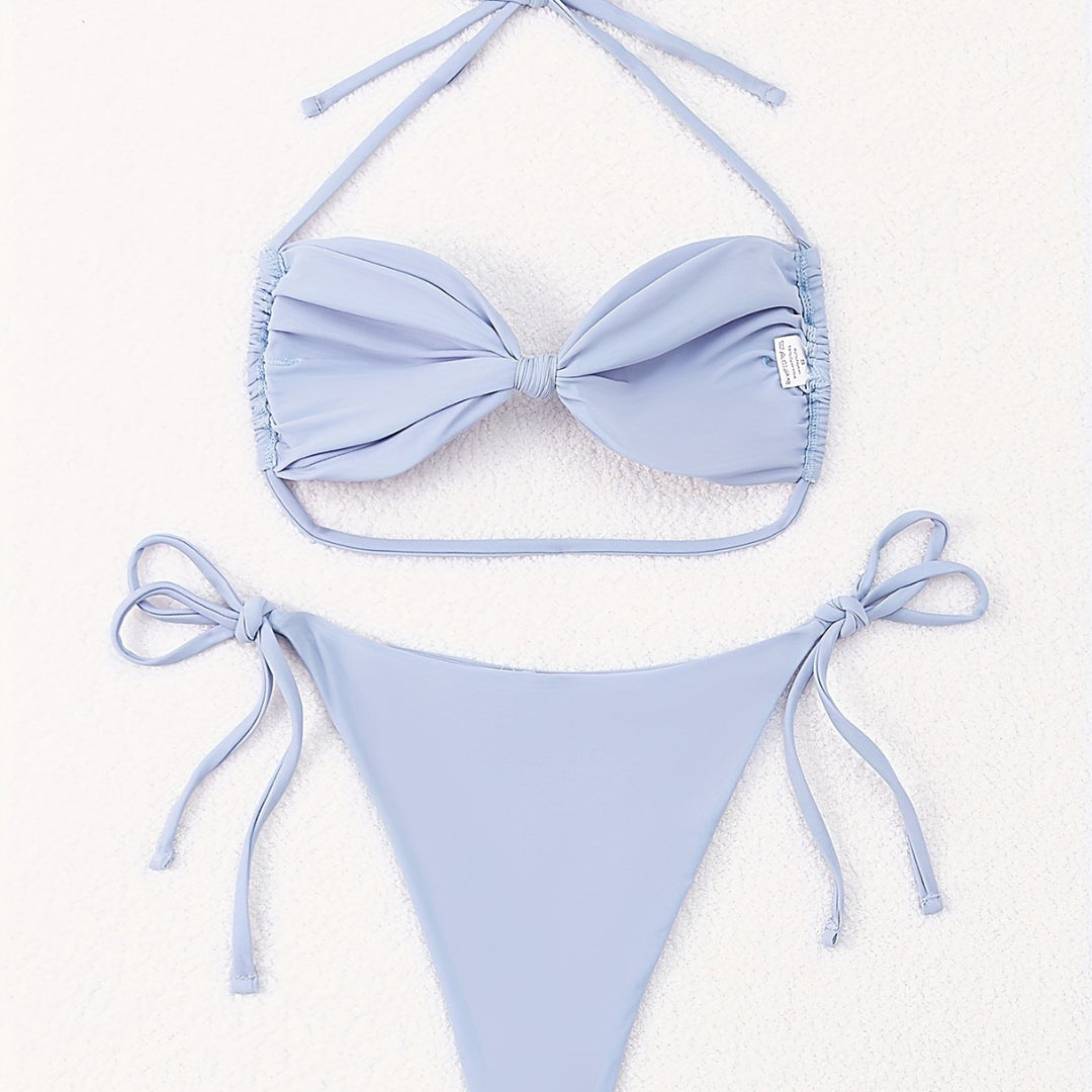 Dame Bandeau-bikini med tusind muligheder for tilpasning Skovae