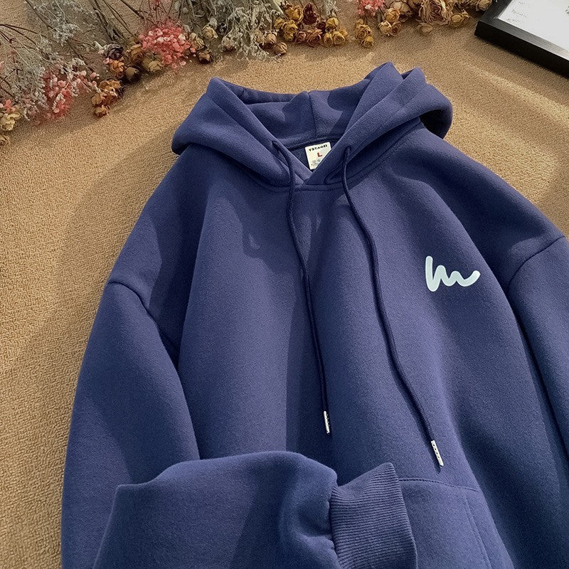 Dame hoodie med en afslappet oversized pasform og microfibermateriale af høj kvalitet Skovae