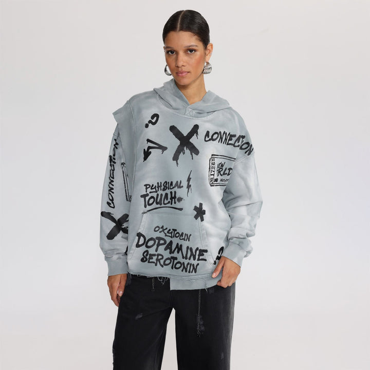 Kvinders Oversized Hoodie Stilla