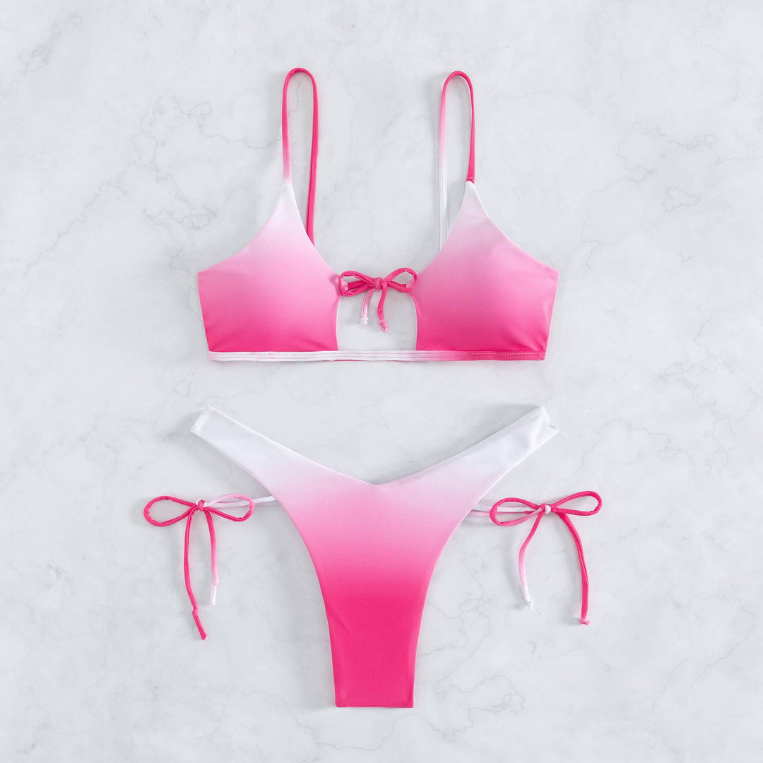 Dame bikini sæt med raffinerede bindinger og sexy snit Stilla
