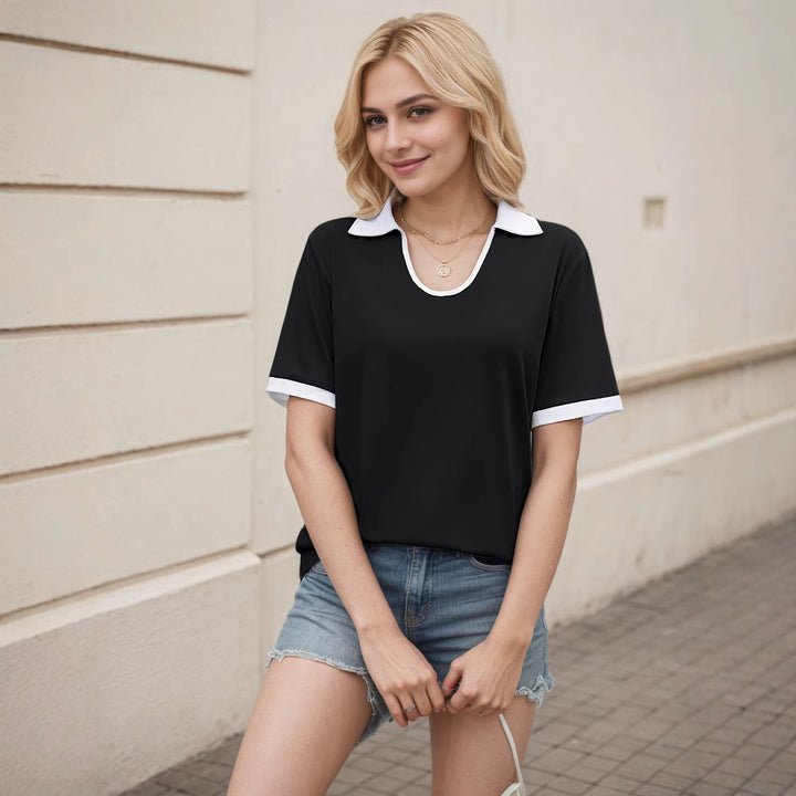 Dame Polo-Shirt med moderne krave og behagelig pasform Stilla
